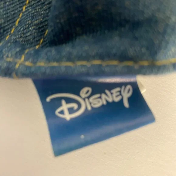 Disney World Mickey Mouse Blue Denim Adjustable Baseball Cap Hat Retro - Picture 5 of 7